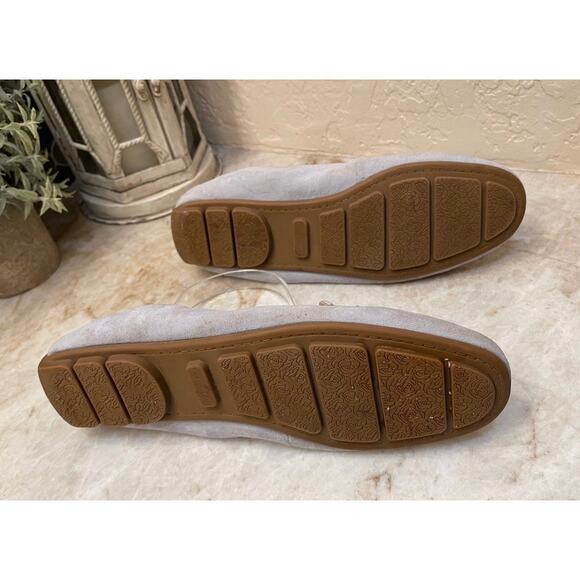 Taryn Rose “Kristine” baby blue suede Loafers Sz 9 - Picture 6 of 8